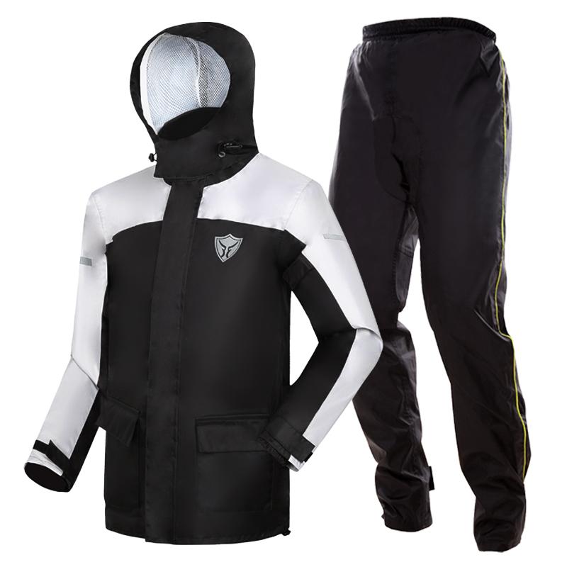 

Adult Raincoat Rain Pants Suit Poncho Rain Coat Men Reflective Breathable Motorcycle Rainwear Waterproof Suit Birthday Gift
