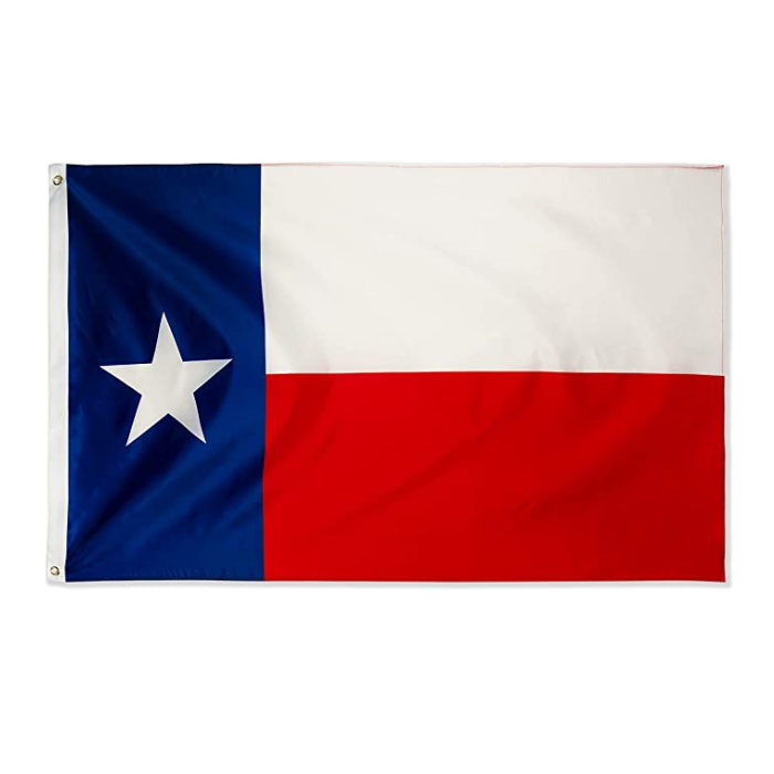 

US America Texas State Flags 3'X5'ft 100D Polyester Outdoor Hot Sales High Quality With Two Brass Grommets
