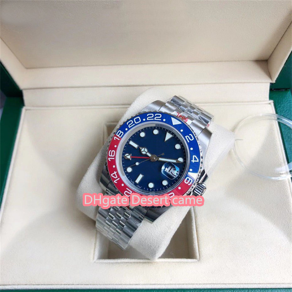 

BP factory top quality GMT watch 126710 126719 automatic mechanical men's watches 40mm 904L 2813 movement ceramic ring sapphire brand fashion waterproof watch-A20