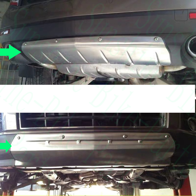 

CAR 304 Stainless Steel Silvery Front Rear Bumper Guard Strip Cover Decorative TRIM FRAME For Cadillac SRX 2010-2016