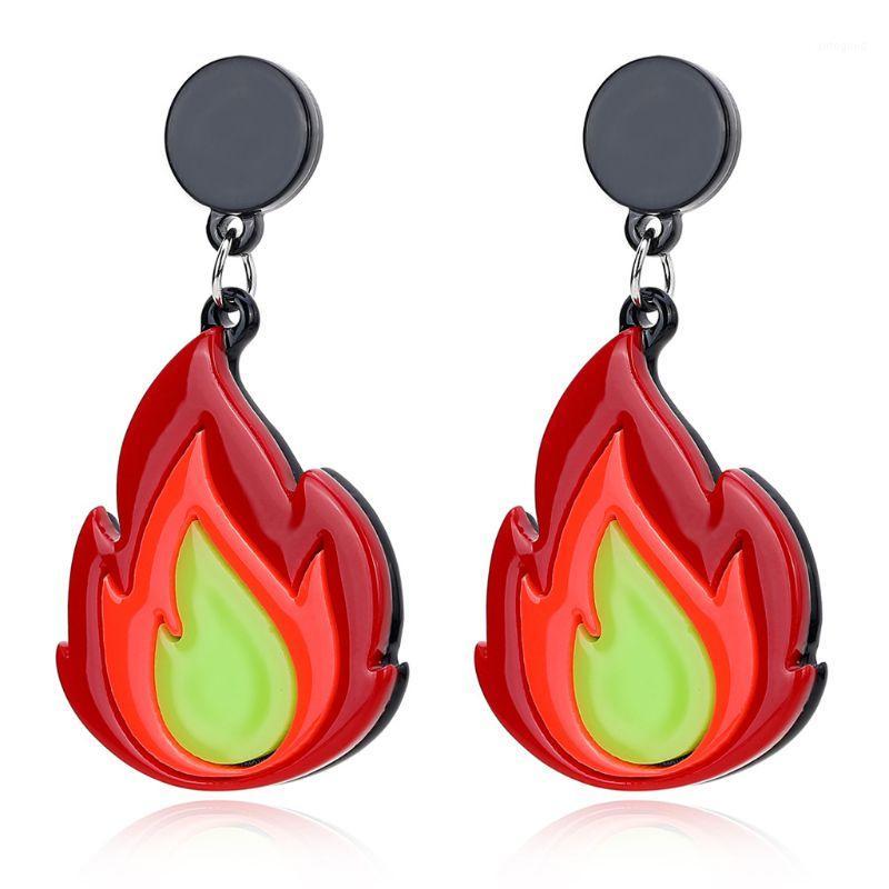 

Dangle & Chandelier Acrylic Red Fire Drop Earrings Pendant Statement Women Fashion Jewelry1
