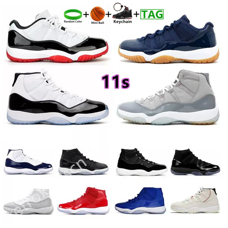 

Men Basketball Shoes Jumpman 11 11s Top Quality Bred Platinum Tint Legend Gamma Dark Concord low Space jam Cool grey Anniversary Cherry mens sneaker, # 29