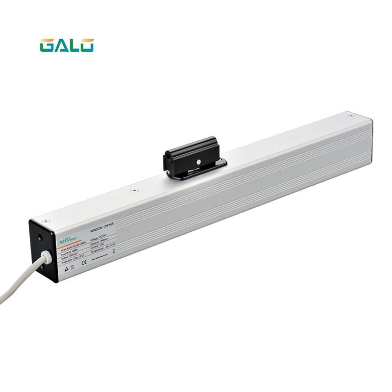 

electric window opener, 2 wires motor, controlled by remote control/receiver are included Open 300mm Small size window