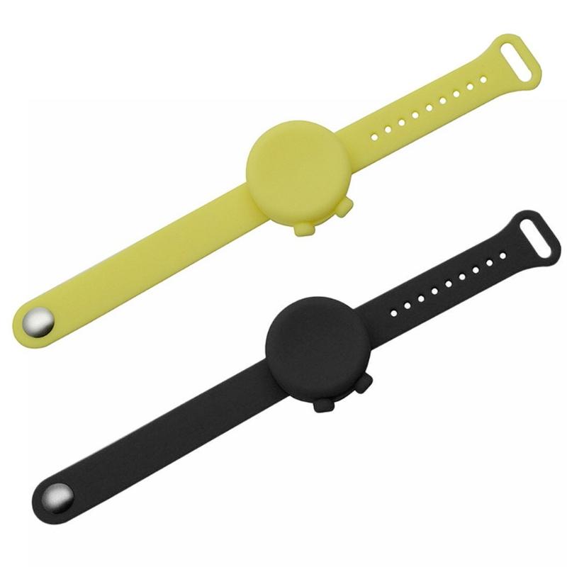 

2Pcs Hand Sanitizer Silicone Dispenser Bracelet Portable Container Wristband Hand Sanitizer Dispenser Bracelet