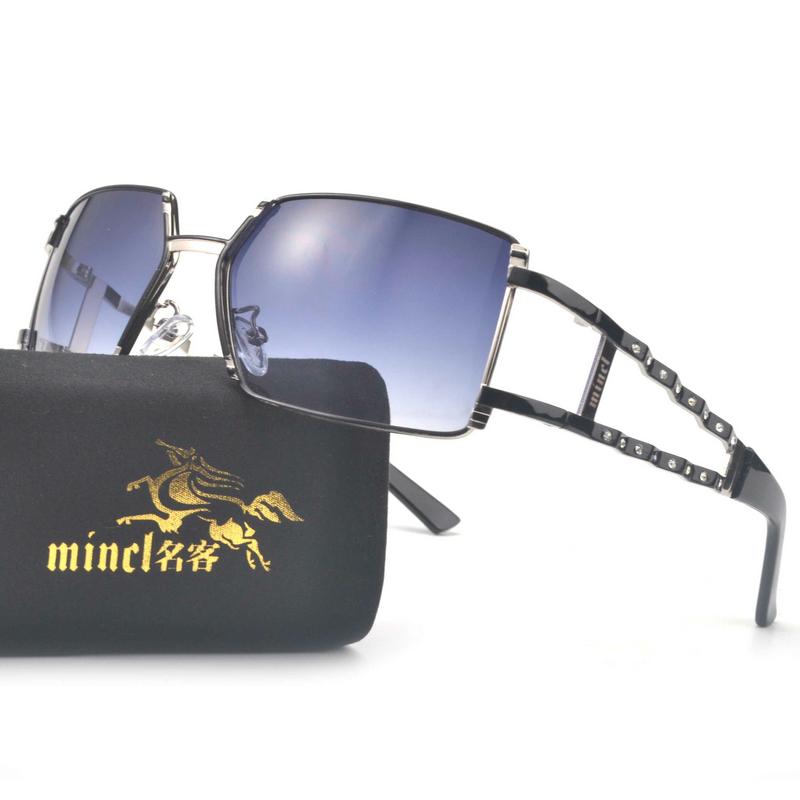 

Small square sunglasses square vintage half metal frame one piece lens big female Gradient sun glasses for men 2020 uv400 FML