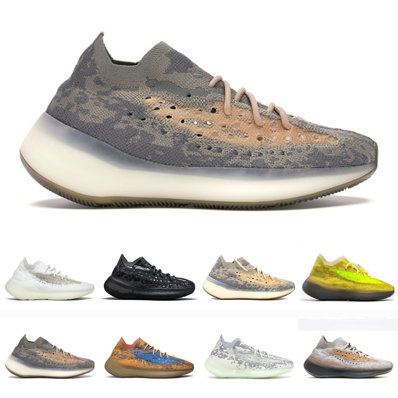 

2020 Static 3M Reflective Yecheil ShOes 380 AliEn FOAM Runner SEmi Frozen Yellow Earth Desert Sage Tail Light Azael White Black Clay Sneaker, As photo 8