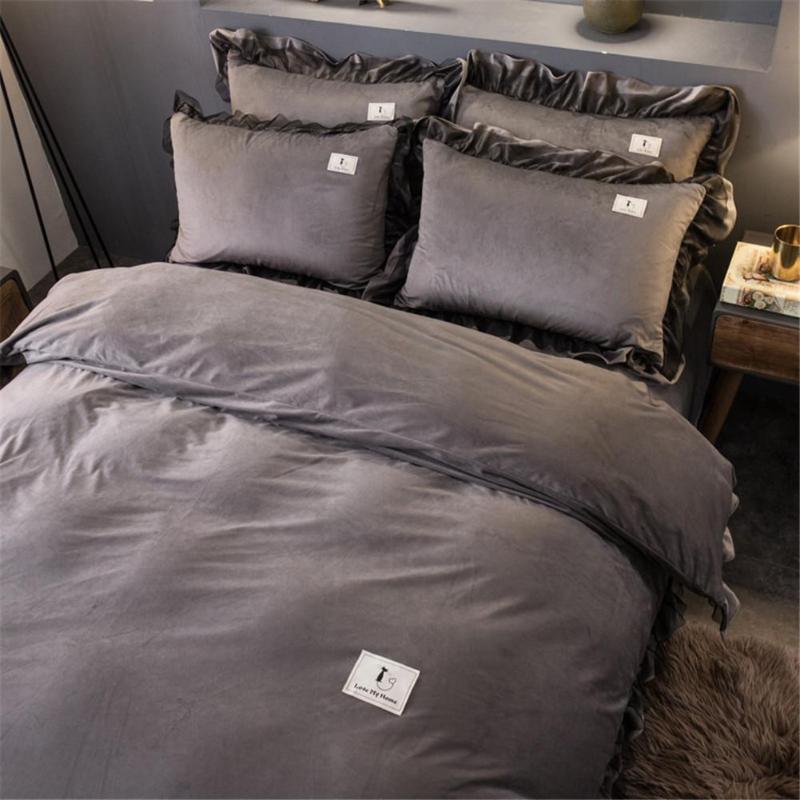

4 Piece Bedding Set Luxury Fade Resistant  Bedding Set With Duvet Cover And Bed Sheet And 2 Pillowcases, Green
