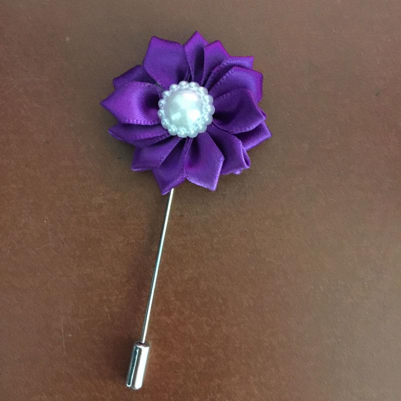 

Fashion Cute 1PC Man Boutonniere HandMade Ribbon Rose Wedding Party Prom Man Suit Corsage Pin Brooches Buttonhole Accessories, Beige