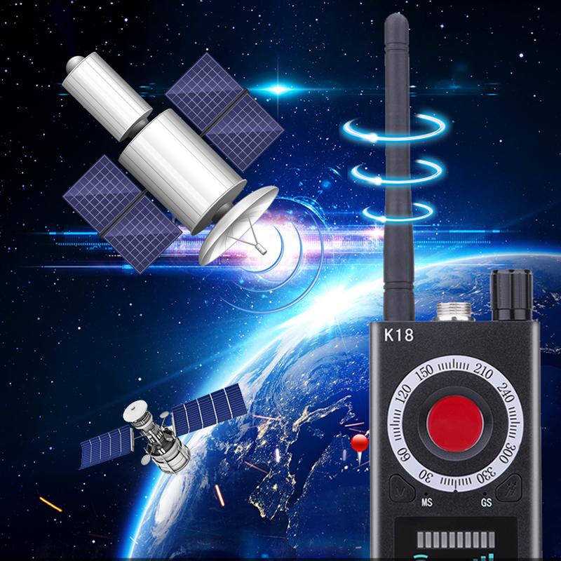 

1MHz-6.5GHz K18 Anti- Detector Camera GSM Audio Bug Finder GPS Signal Lens RF Tracker Detect Radar Radio Scanner