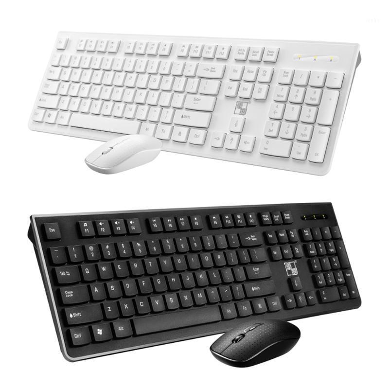 

Wireless Keyboard Mouse Set LX710 2.4GHz Chocolate Keycap Keyboard Optical Mice for Office Caring Computer Supplies1