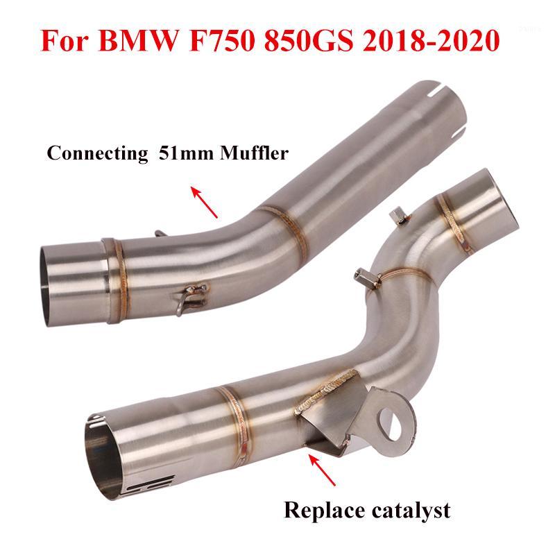 

Motorcycle Exhaust Link Pipe For F750GS 850GS 2020 2020 Middle Connect Link Tube Replace Catalyst Slip On Modified1