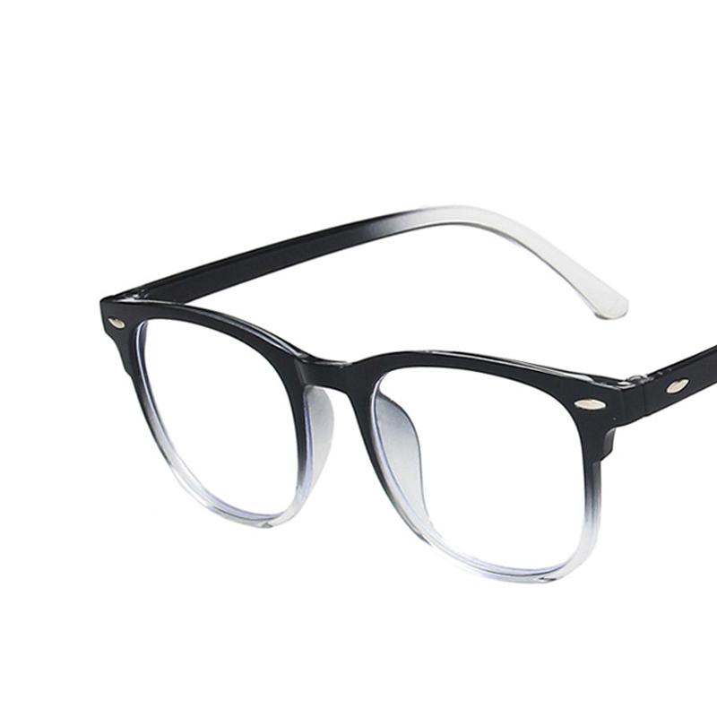 

Sunglasses Rivet Square Frame Women Men Eyeglasses Anti-Blue Radiation Lens UV400 Eye Protection Girl Sexy Ladies Fashion Eyewear