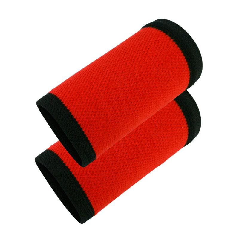 

Colorful Wrist Sweat Colorful Compression Wristband Summer Thin Knitted Sports Wristband Nylon Protective Wrist, White