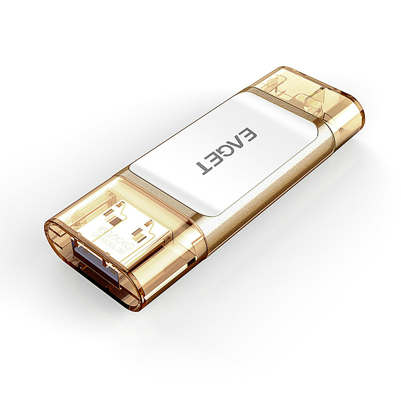 

Elegant USB 3.0 Flash Drive OTG 64GB MFI Certified Pen Drive USB Memory Stick Flash Disk For Mobile Smart Phone Laptop I60