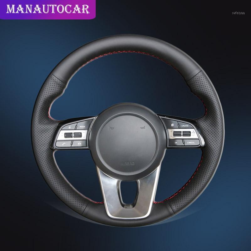 

Car Braid On The Steering Wheel Cover for Kia K5 Optima Cee'd Ceed 2020 Forte Cerato (AU) 2020-2020 Auto Braiding Car-styling1
