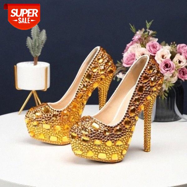 

2019 NEW Women Pumps Sexy High Heels 14CM Women Shoes Rhinestones Female Shoes Princess Dress Wedding Ladies Pumps Woman #lF0s, Red