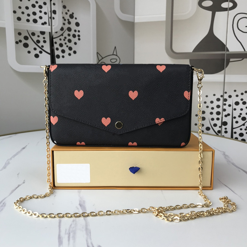 

Designer- Women Chain Handbags Leather Shoulder Bags Crossbody Bag Dress Shopping Bag, No box