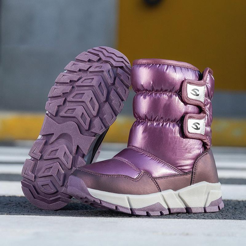 

Dolakids Girls Winter Boots Boys Kids Shoes Fur Lining Warm Waterproof Non-slip Snow boots Children shoes Baby boy Toddler, Black