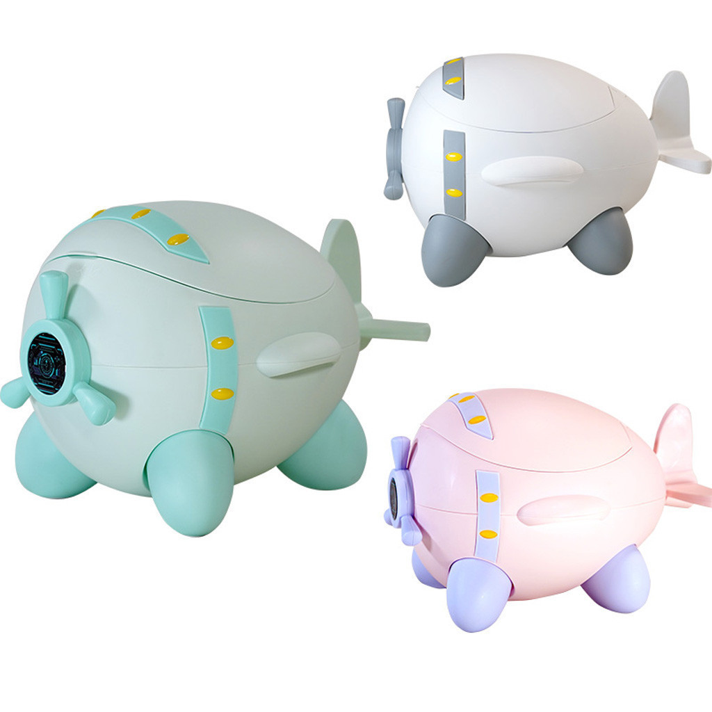 Siège de chaise de pot d'avion de coussin de couleurs de sucrerie portatives douces pour l'enfant en bas âge garçons et filles toilettes de forma
