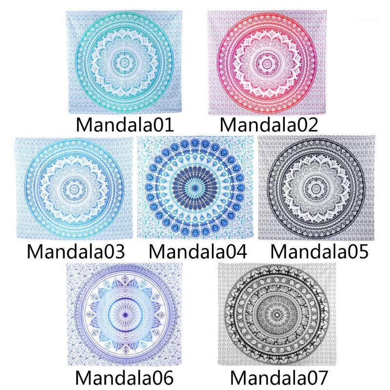 

Wall Hanging Tapestries Mandala Tapestry Retro Boho Wall Tapestry Beach Mat Travel Towel Blanket Yoga Mats Home Carpet1