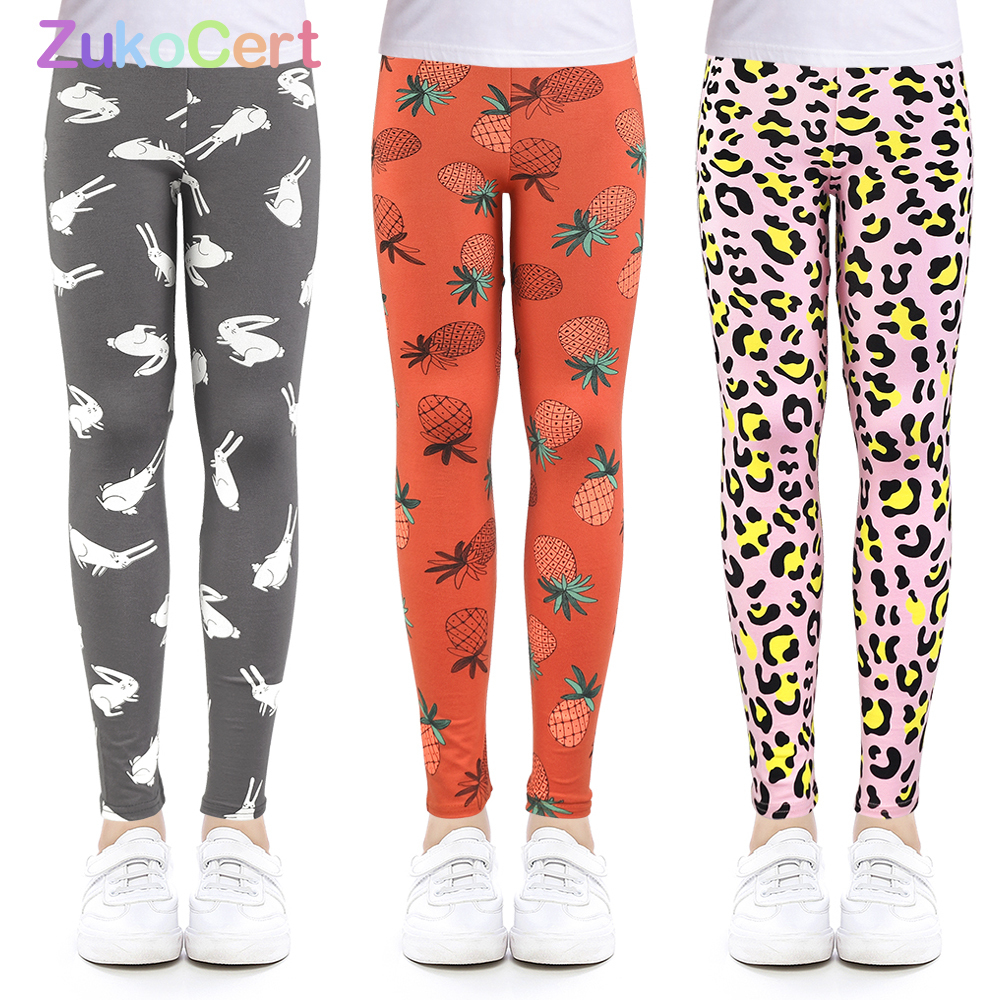 

Baby Trousers Kids Clothes Soft Cotton Childrens Flower Floral Printed Elastic Leggings Girls Pants Cute Comfortable LJ201019, Mb