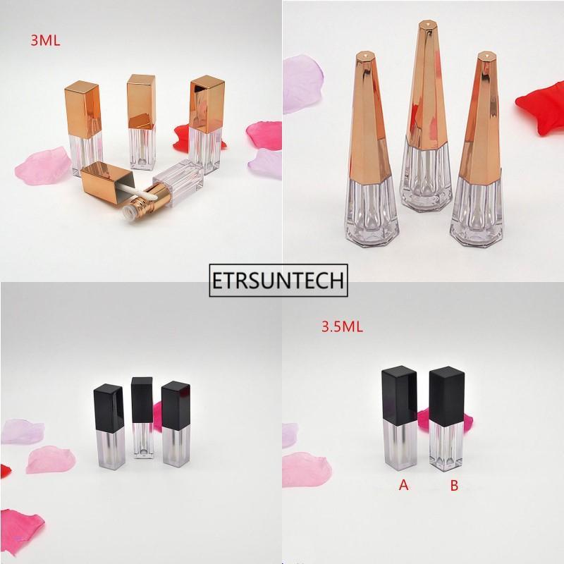 

20pcs 3ml 3.5ml Travel Lip Gloss Container Empty Lipstick Tube Liquid Durable Refillable Bottles Reusable F21631