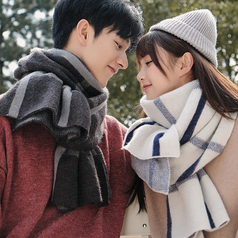 

Winter Korean couple scarves for men and women