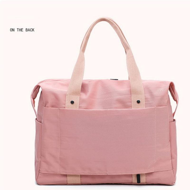 

Women's Portable Large Capacity Folding Luggage Package Yoga Backpack New Sports Bag Single Shoulder Travel Bag Customized Logo, Burgundy