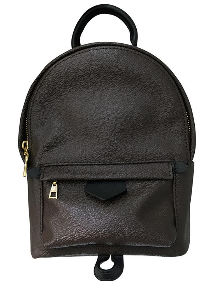 

luxurys designers women leather BACKPACKS Travel Backpack Mini School Bag Double Shoulder Bags School Bags PALM SPRINGS BACKPACK BAGS TOTE, Brown+flower