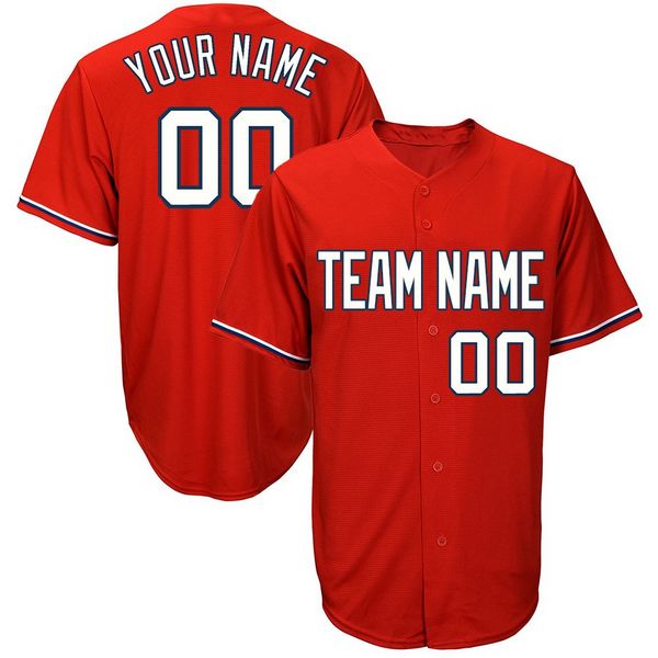 

Custom Red Philadelphia Style Baseball stitched Any name number mens women Youth jersey Personality jerseys, As pics