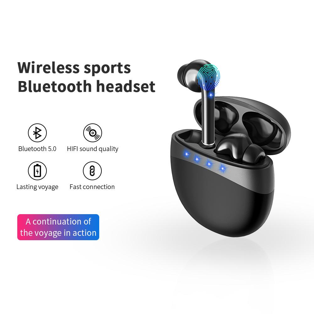 

2020 NEWEST TWS Blutooth Wireless Headphones Mini Bass Headset Sports Earbuds in-ear bluetooth M19 for iphone 12, Mixed color