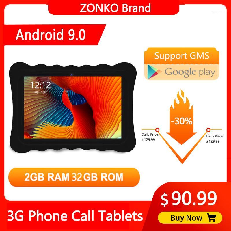 

ZONKO 10 inch Tablet PC Android 10.0 Quad Core 3G Phone Call Tablet 2GB RAM 32GB ROM IPS 1280*800 Dual SIM Card WiFi GPS Tablets1, Black