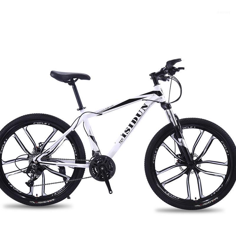 

Bicycle Mountain Bike Adult Speed Double Disc Brakes Damping Road One Round Ten Knife Students Men and Women1