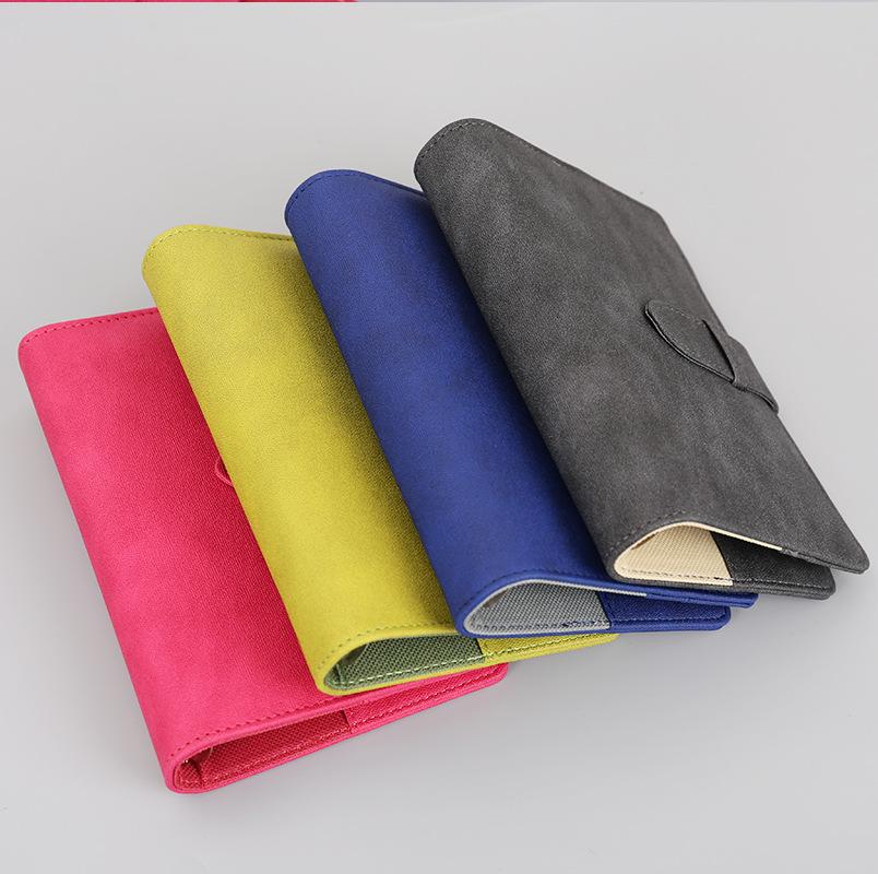 

A5 A6 Spiral Hard Copybook Business Travel Notebook 6Holes Loose Leaf Cover Vintage Planner Agenda