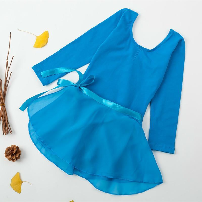 

Long sleeved Spandex Gymnastics Leotard Ballet Dancing Dress Kids Leotards for Girls Dance Wear Skating chilren tutu skirt child1, Pink and black