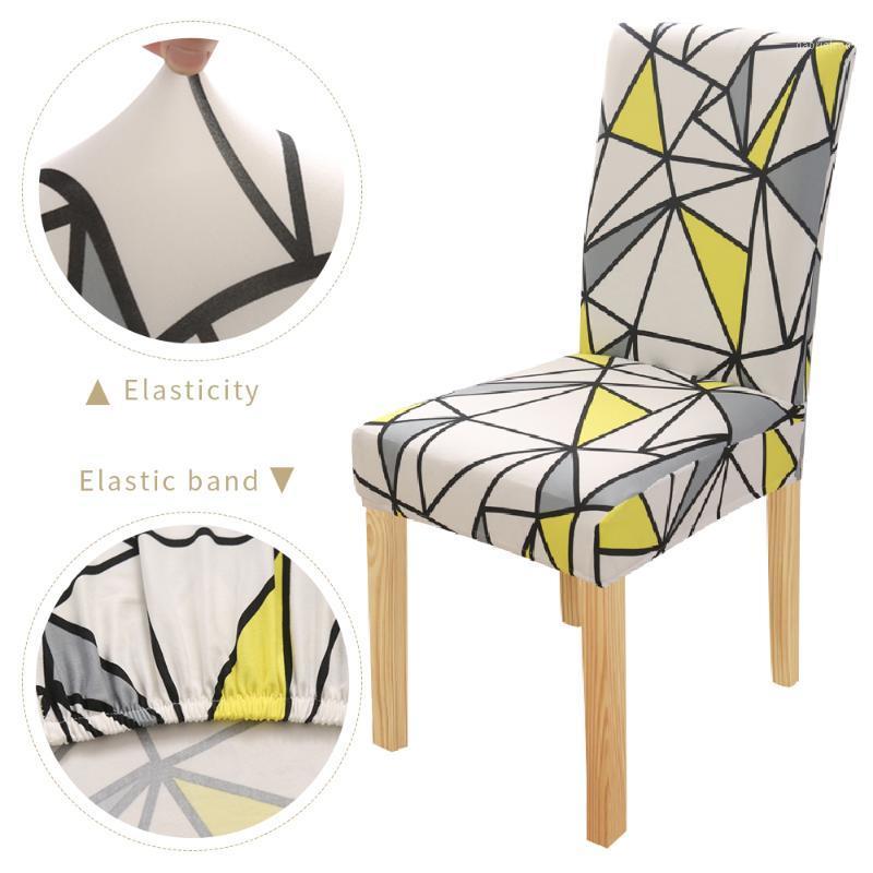 

Printed Chair Cover Stretch Chair Covers Protector Seat Slipcovers Universal Size For Hotel Banquet Wedding Decor1