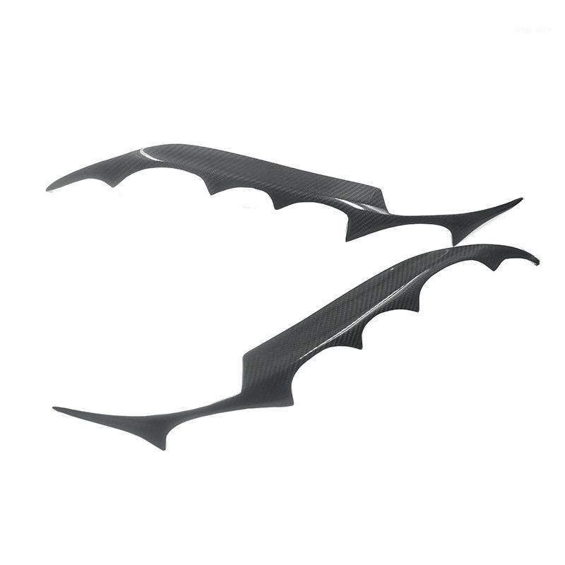 

2Pcs Car Carbon Fiber Headlight Cover Eyebrows Eyelids for 6 Atenza 2003-20081