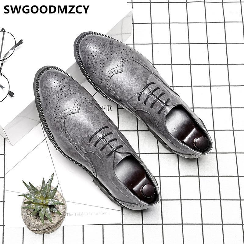

Brogue Shoes Men Formal Italian Brand Office Shoes Men Classic Coiffeur Brown Dress Elegant For Wedding Dress Ayakkabi1, Black