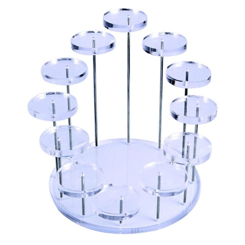 

Cupcake Stand Cake Rack Holder Rack Stand Jewelry Display Transparent Black New Cupcake Stands