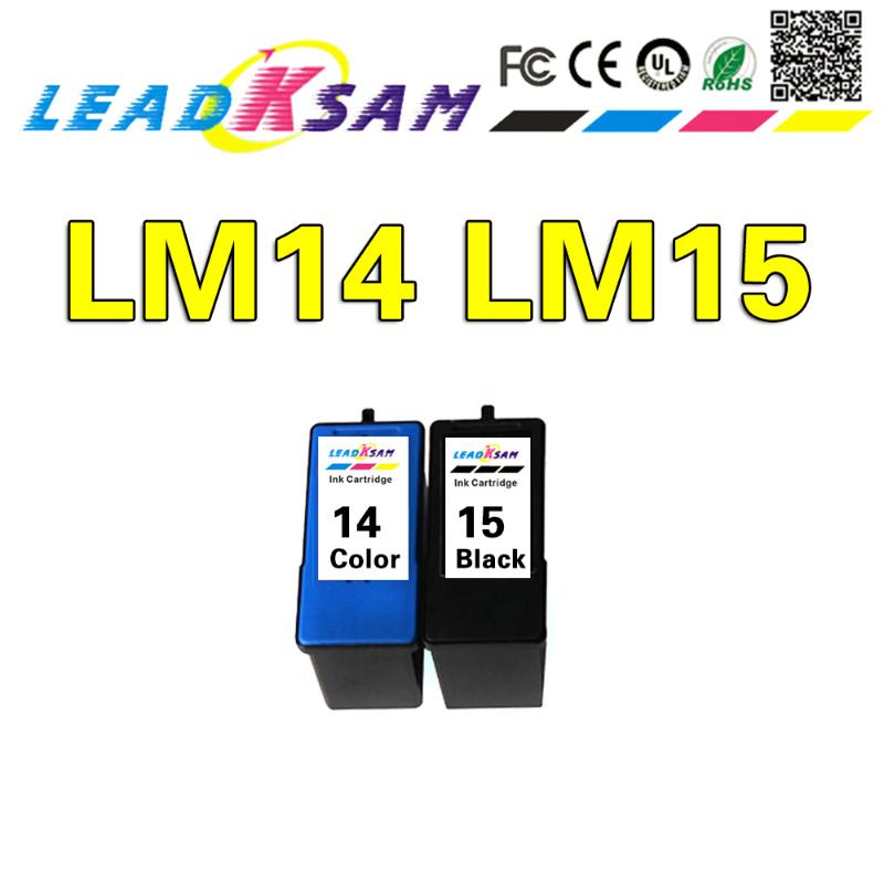 

LEADKSAM for Black & Color Ink Cartridges compatible for Lexmark 14 15 Z2300 Z2320 X2650 X2600 X2670 Printer
