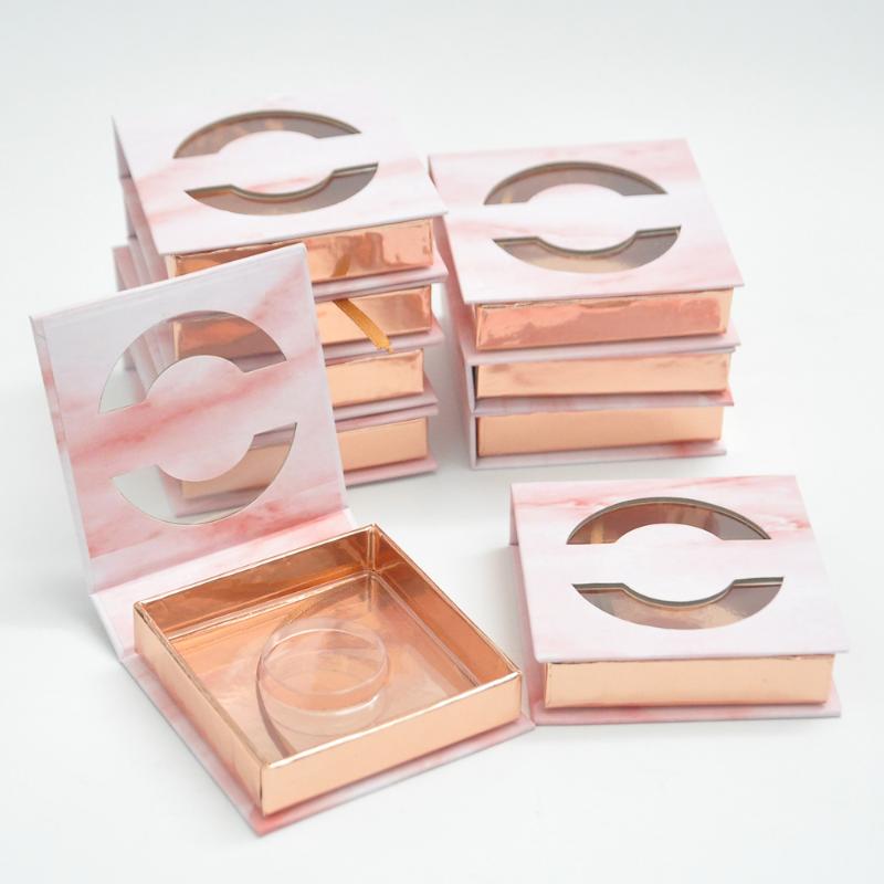 

10pack Wholesale Eyelashes Package Boxes Eyelash Packaging Box Magnetic Faux Cils False 25mm Mink Lashes Makeup Case Bulk Vendor