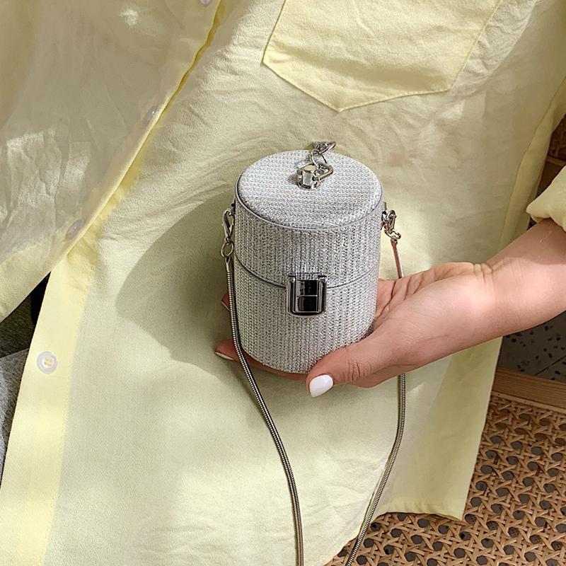 

Shoulder Bags Mini Cute Crossbody For Women Leather Chain Small Bag Fashion Designer Lipstick Pouch Female Coin Purse, Gray shoulder bag