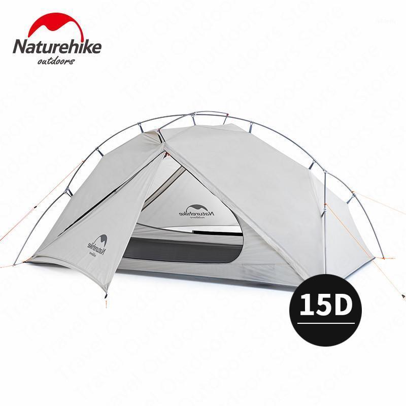 

Naturehike VIK NWE 2 Person Camping Tent 1350g Ultralight 15D Outdoor Rainproof Snow-proof Hiking Travel Tent Give Free Mats1