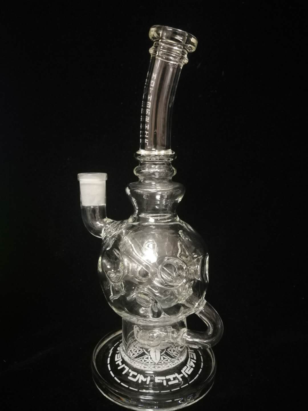 

Tiktok 2020 Mother-ships exosphere glass bongs fab egg smoking glass water pipes dab rig oil rigs hookahs matrix perc thick glass 14mm joint