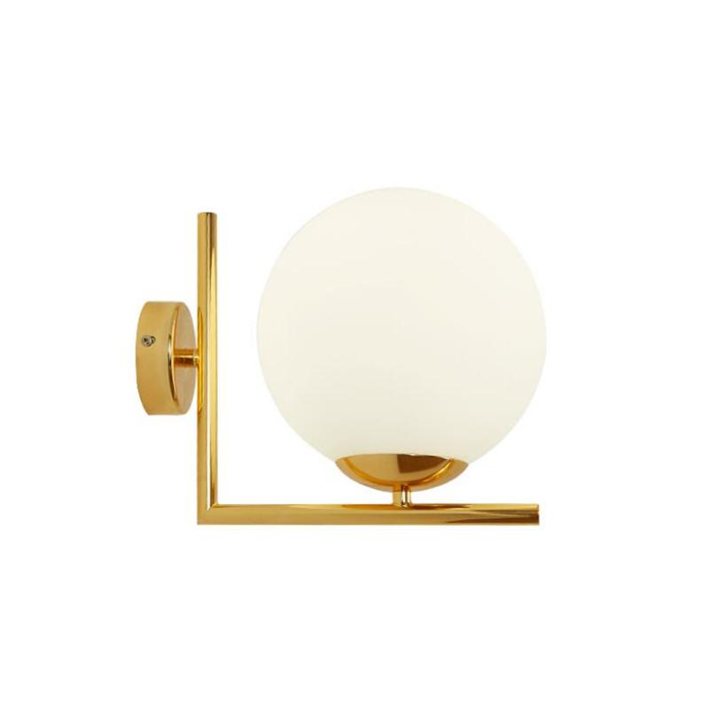 

Modern wall lamp LED vintage glass iron metal lighting coffe bar restaurant shop wall decoration indoor light fixture AC110-265V