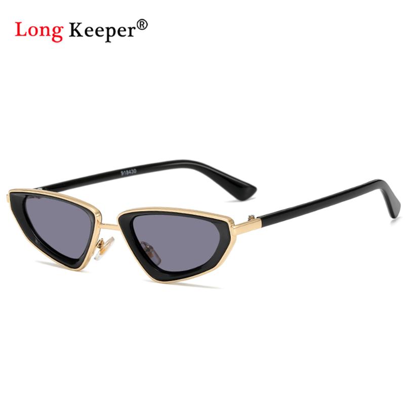 

Sunglasses Fashion Cat Eye Women Brand Designer Small Gold Frame Glasses Female Male Clear Shades Eyeglasses UV400