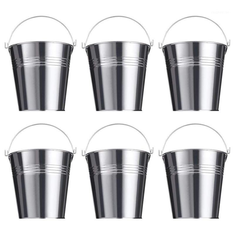

6Pcs Mini Metal Bucket Icing French Fries Tin Pails Kitchen Home Wedding Party Decoration Supplies1