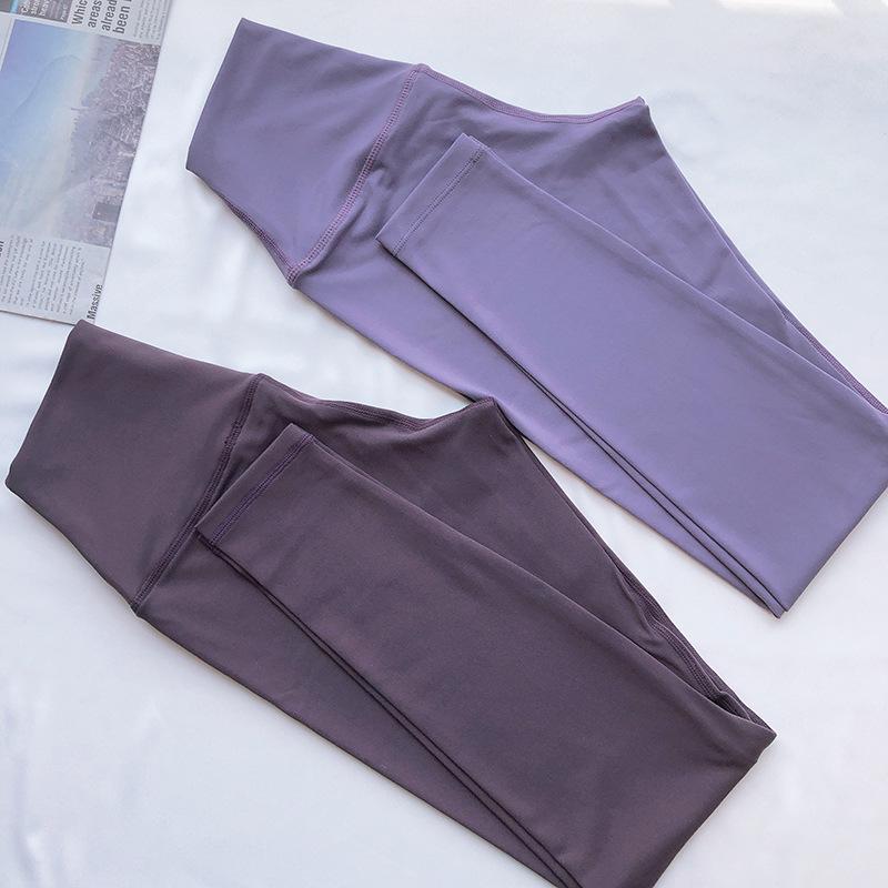 

2.0 Naked-Feel Yoga Tights Leggings Woman's Fitness For Yoga Clothes High Waist Anti-Sweat Workout Legging Gym Sports Clothing, Black