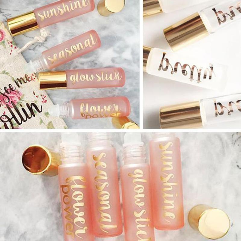 

5 Sheets Label Stickers Tags Essential Oil Bottle Self Adhesive Decals Stickers