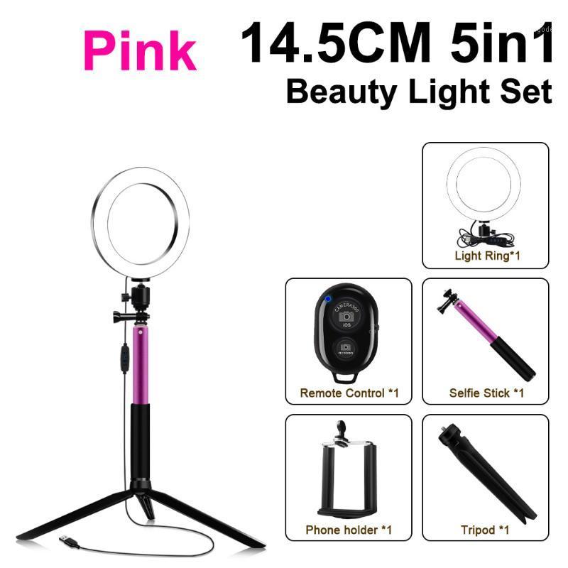 

6inch LED Ring Light 3200K-5600K Photo Studio Light Photography Dimmable Video for Smartphone with Tripod Phone Holder 3 Modes1